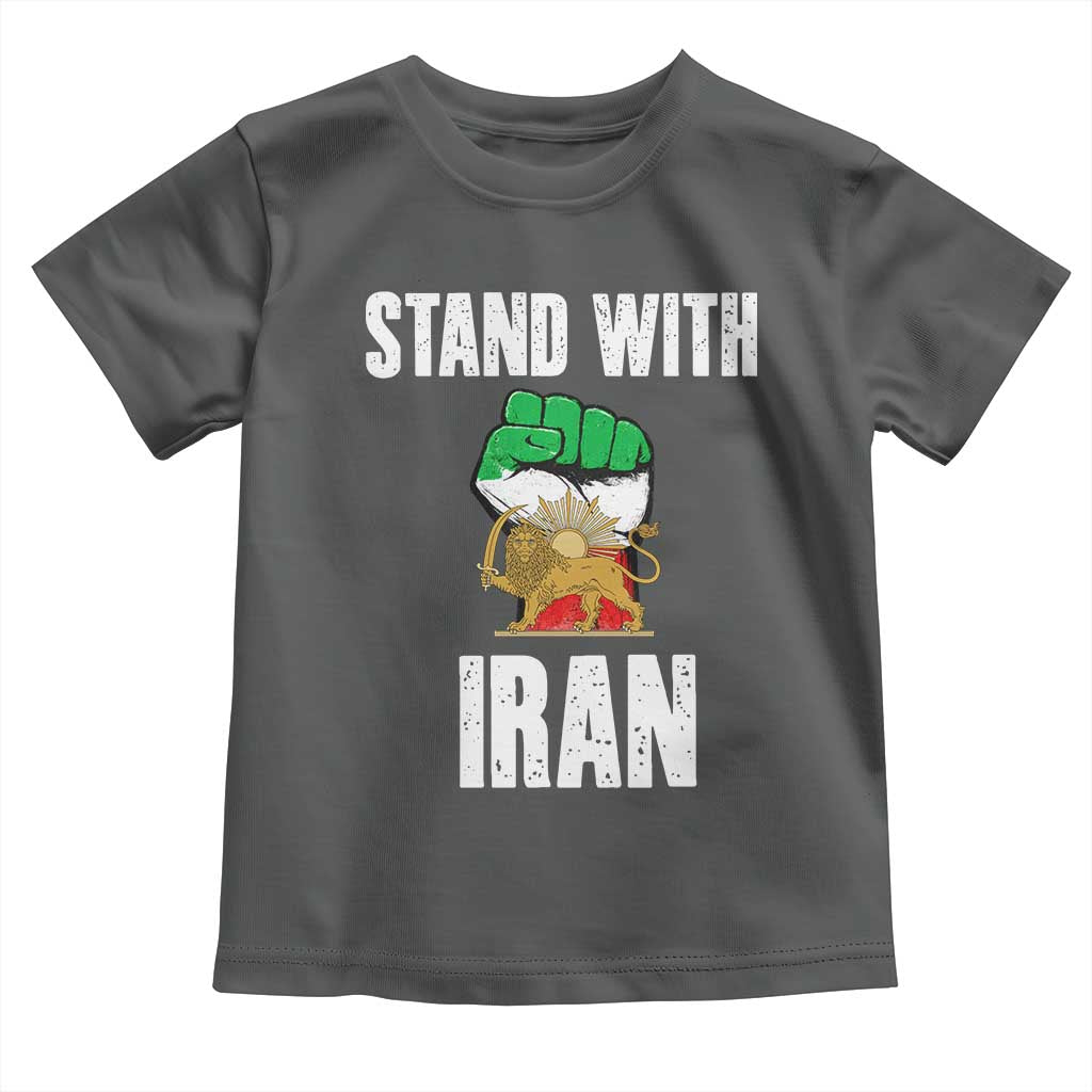 Free Iran Support Iranian MIGA Toddler T Shirt Stand With Iran