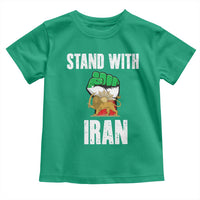Free Iran Support Iranian MIGA Toddler T Shirt Stand With Iran