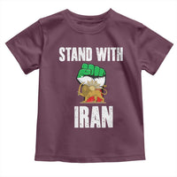 Free Iran Support Iranian MIGA Toddler T Shirt Stand With Iran