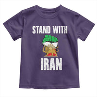 Free Iran Support Iranian MIGA Toddler T Shirt Stand With Iran