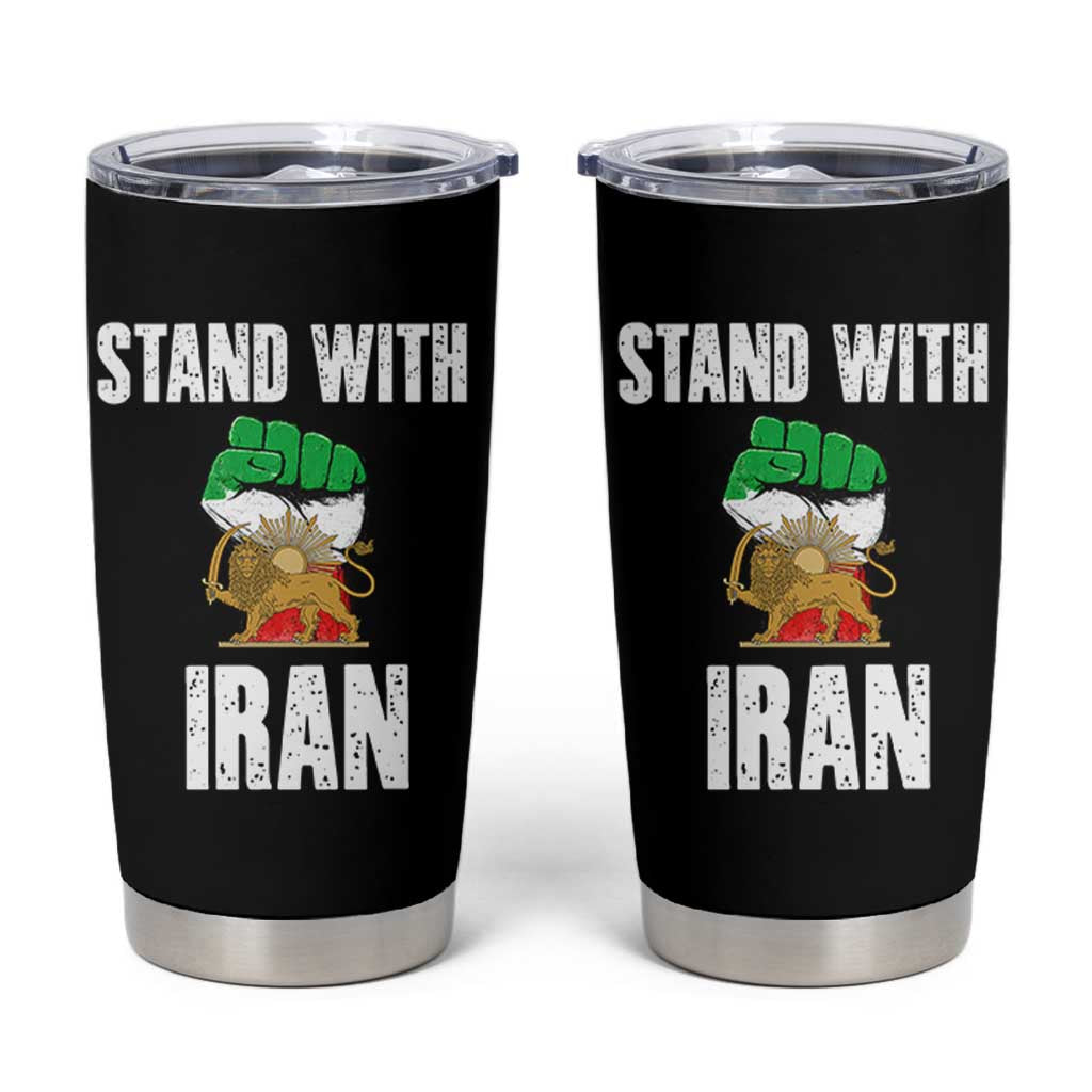 Free Iran Support Iranian MIGA Tumbler Cup Stand With Iran