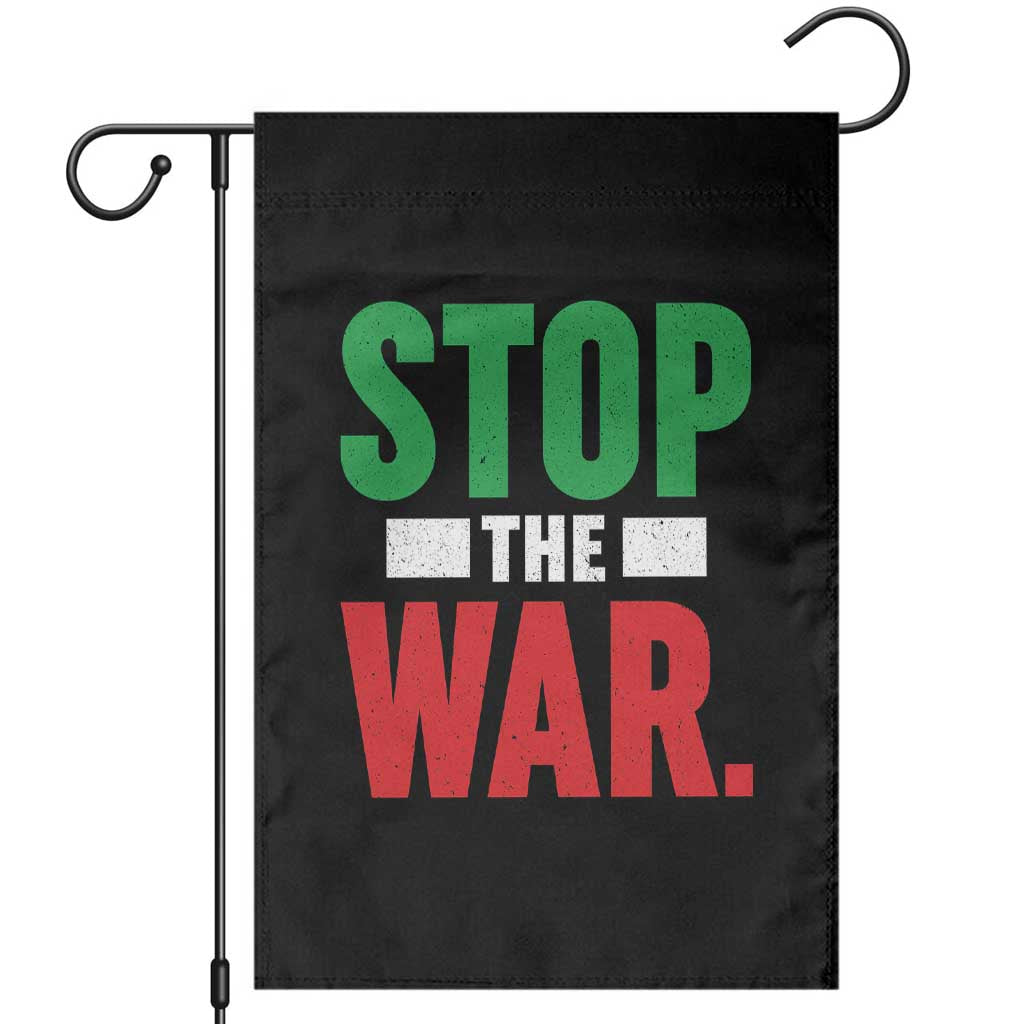 Free Iran Support Iranian MIGA Garden Flag Stop The War