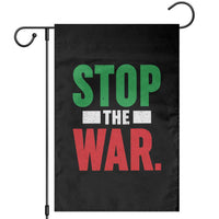 Free Iran Support Iranian MIGA Garden Flag Stop The War