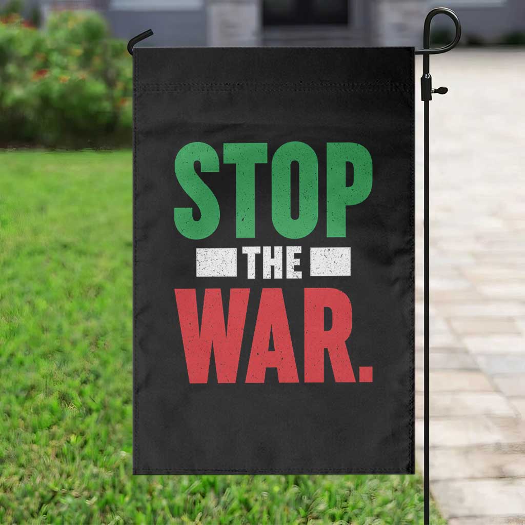 Free Iran Support Iranian MIGA Garden Flag Stop The War