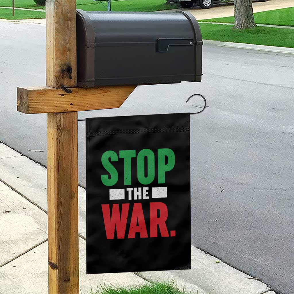 Free Iran Support Iranian MIGA Garden Flag Stop The War