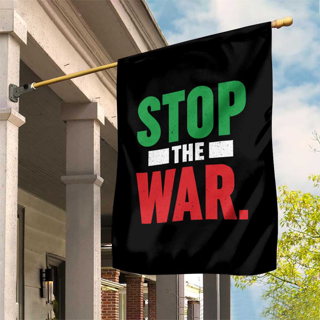 Free Iran Support Iranian MIGA Garden Flag Stop The War