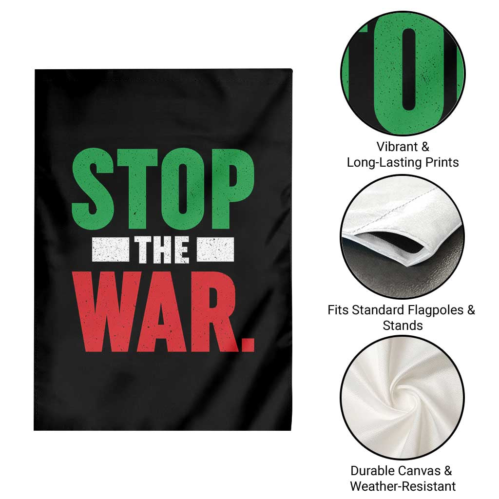 Free Iran Support Iranian MIGA Garden Flag Stop The War
