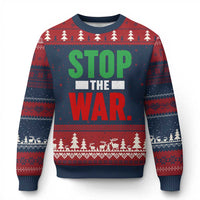 Free Iran Support Iranian MIGA Ugly Christmas Sweater Stop The War