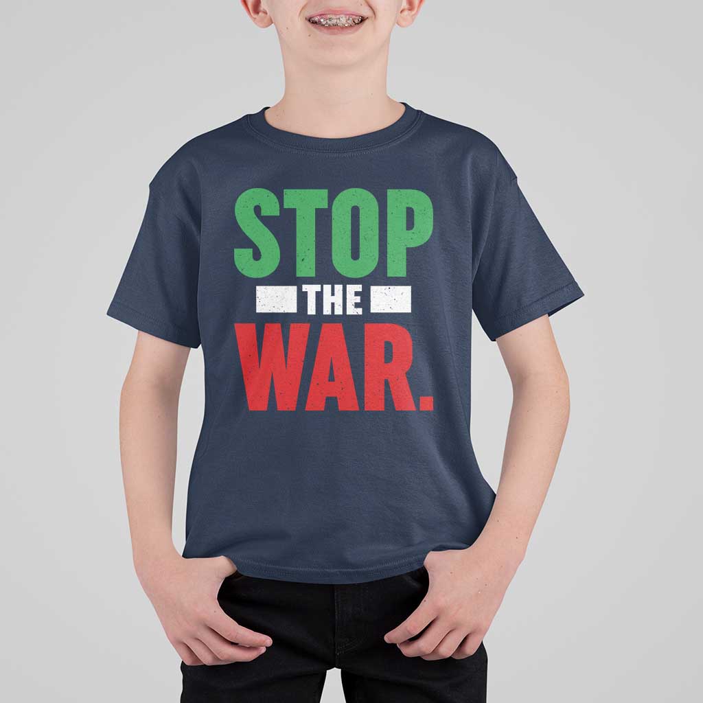 Free Iran Support Iranian MIGA T Shirt For Kid Stop The War