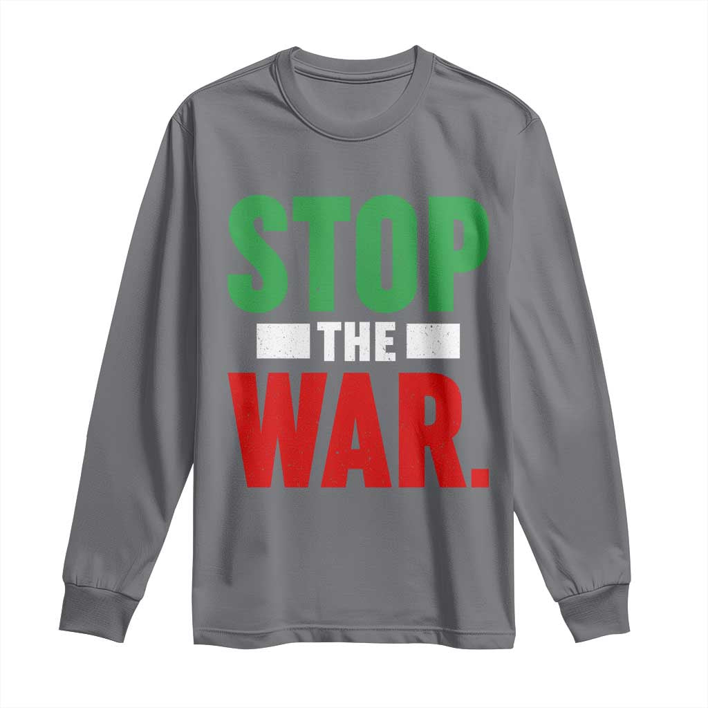 Free Iran Support Iranian MIGA Long Sleeve Shirt Stop The War