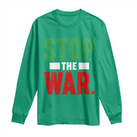 Free Iran Support Iranian MIGA Long Sleeve Shirt Stop The War