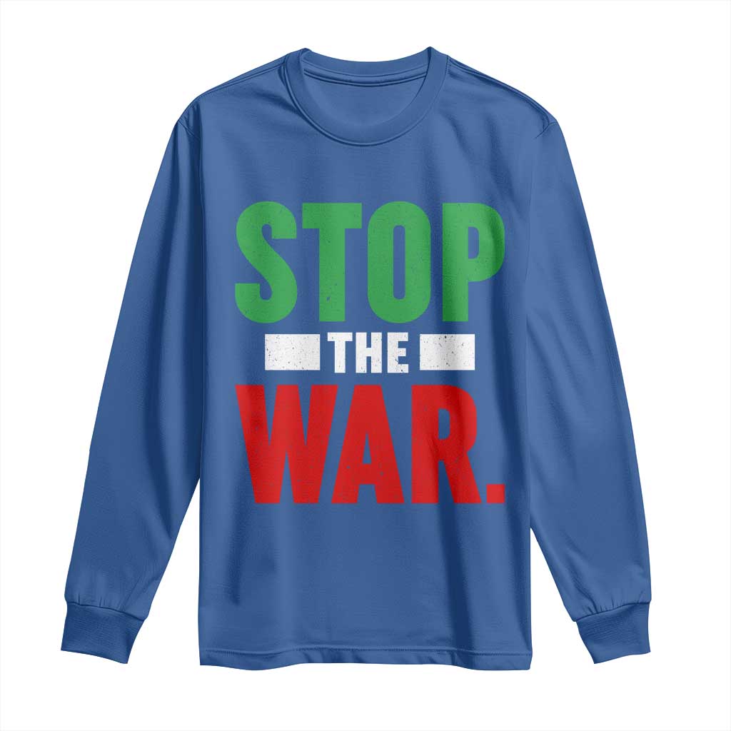 Free Iran Support Iranian MIGA Long Sleeve Shirt Stop The War