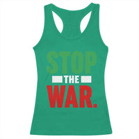 Free Iran Support Iranian MIGA Racerback Tank Top Stop The War