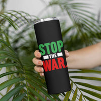 Free Iran Support Iranian MIGA Skinny Tumbler Stop The War