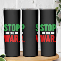 Free Iran Support Iranian MIGA Skinny Tumbler Stop The War