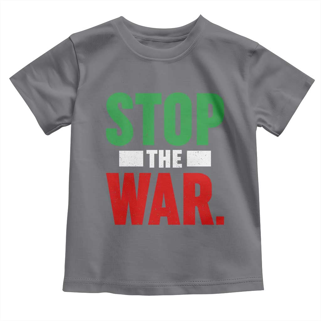 Free Iran Support Iranian MIGA Toddler T Shirt Stop The War