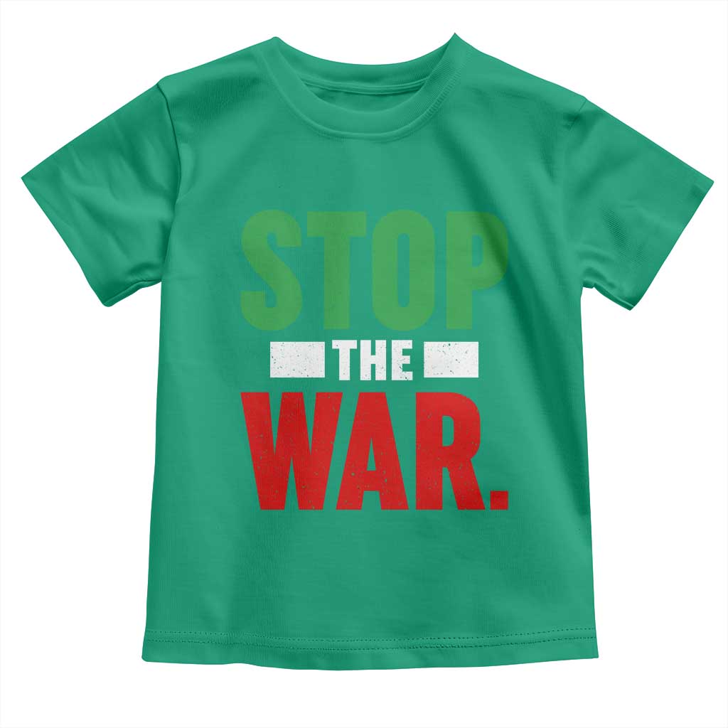 Free Iran Support Iranian MIGA Toddler T Shirt Stop The War