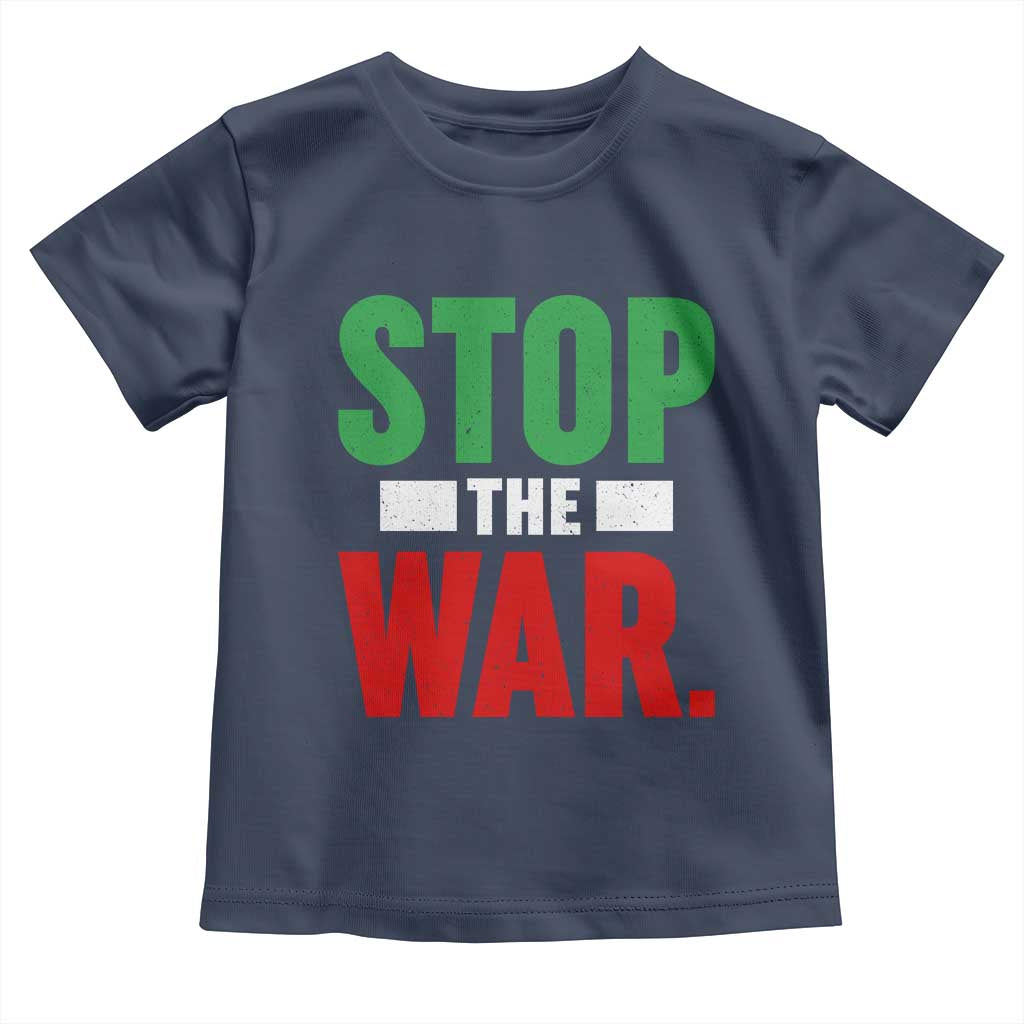 Free Iran Support Iranian MIGA Toddler T Shirt Stop The War