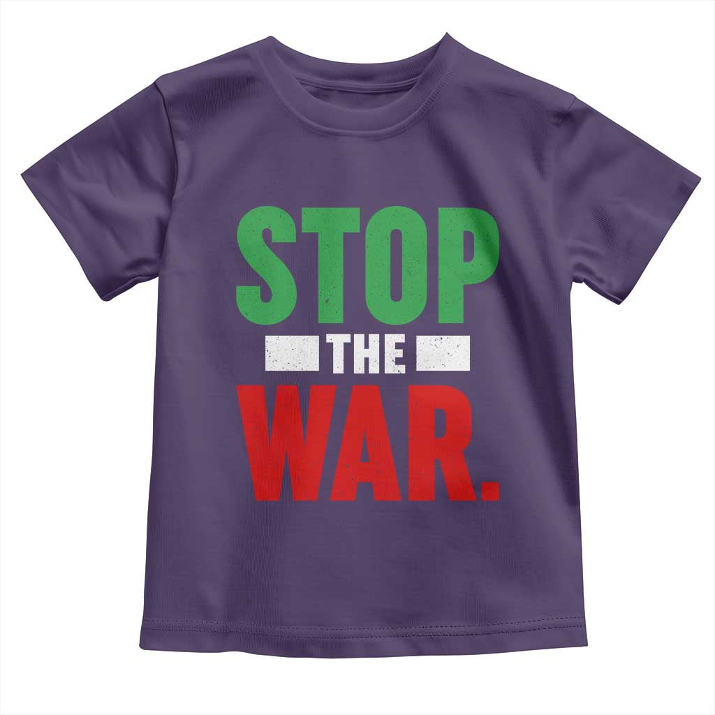 Free Iran Support Iranian MIGA Toddler T Shirt Stop The War