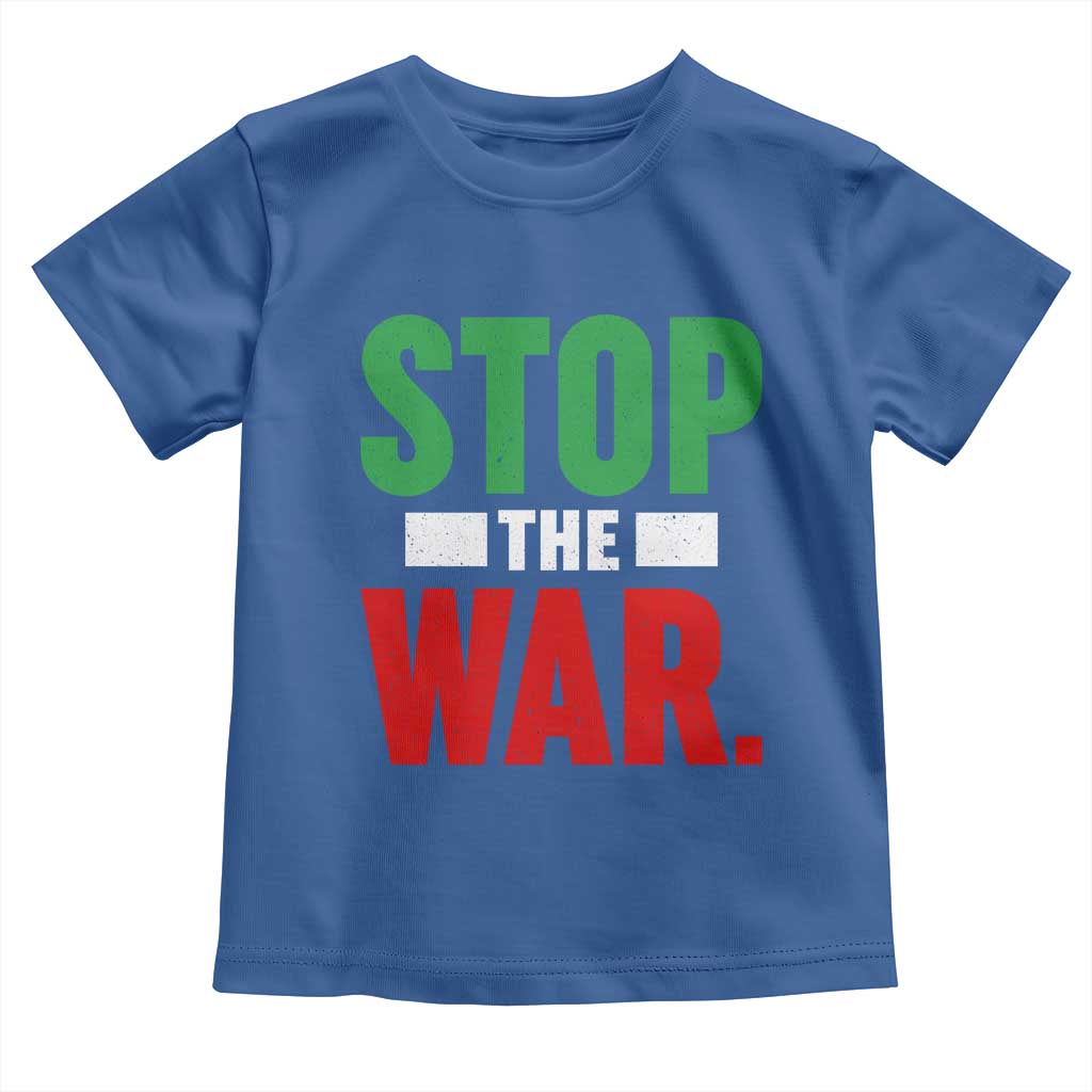 Free Iran Support Iranian MIGA Toddler T Shirt Stop The War