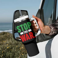 Free Iran Support Iranian MIGA Tumbler With Handle Stop The War