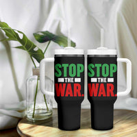 Free Iran Support Iranian MIGA Tumbler With Handle Stop The War