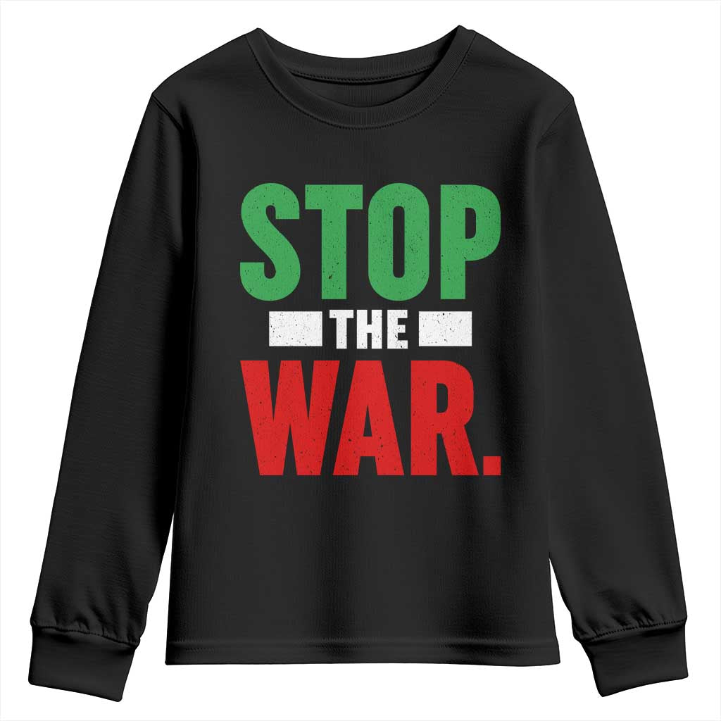 Free Iran Support Iranian MIGA Youth Sweatshirt Stop The War