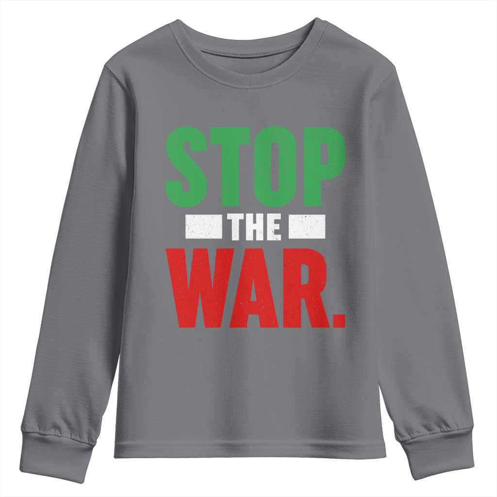 Free Iran Support Iranian MIGA Youth Sweatshirt Stop The War