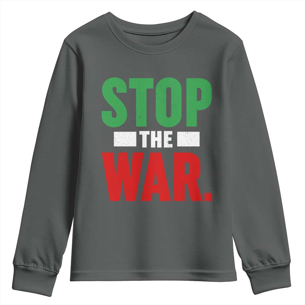 Free Iran Support Iranian MIGA Youth Sweatshirt Stop The War