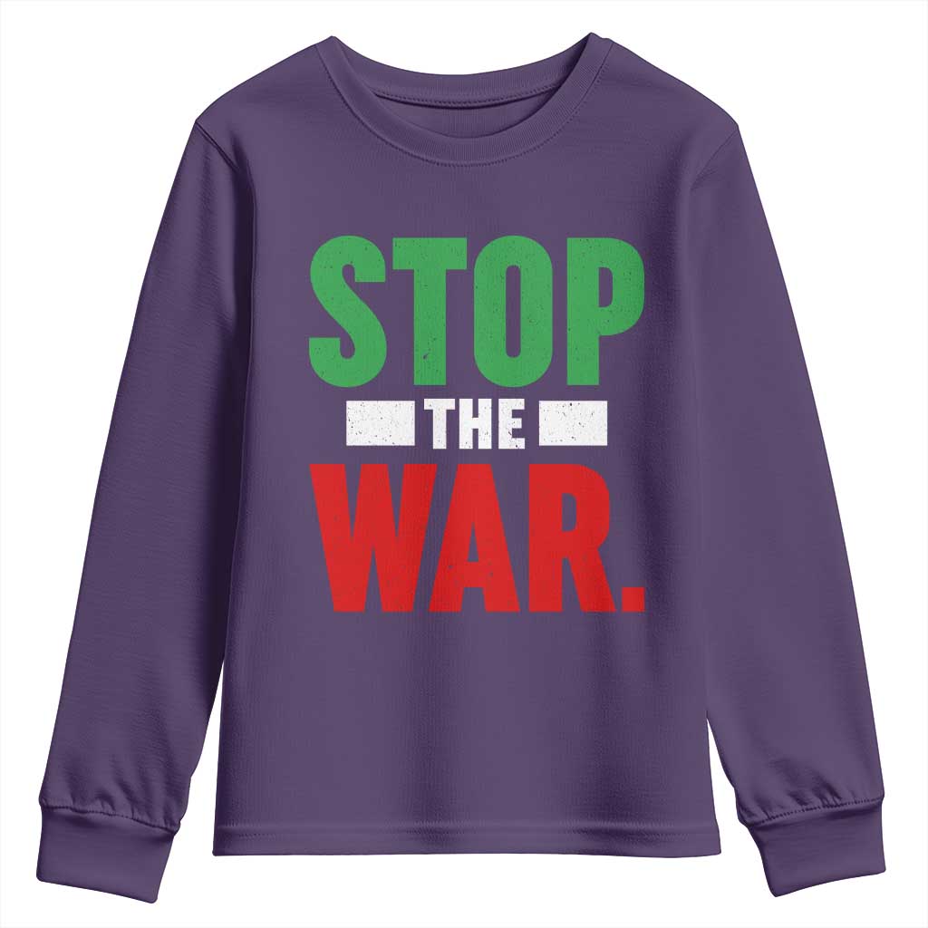 Free Iran Support Iranian MIGA Youth Sweatshirt Stop The War