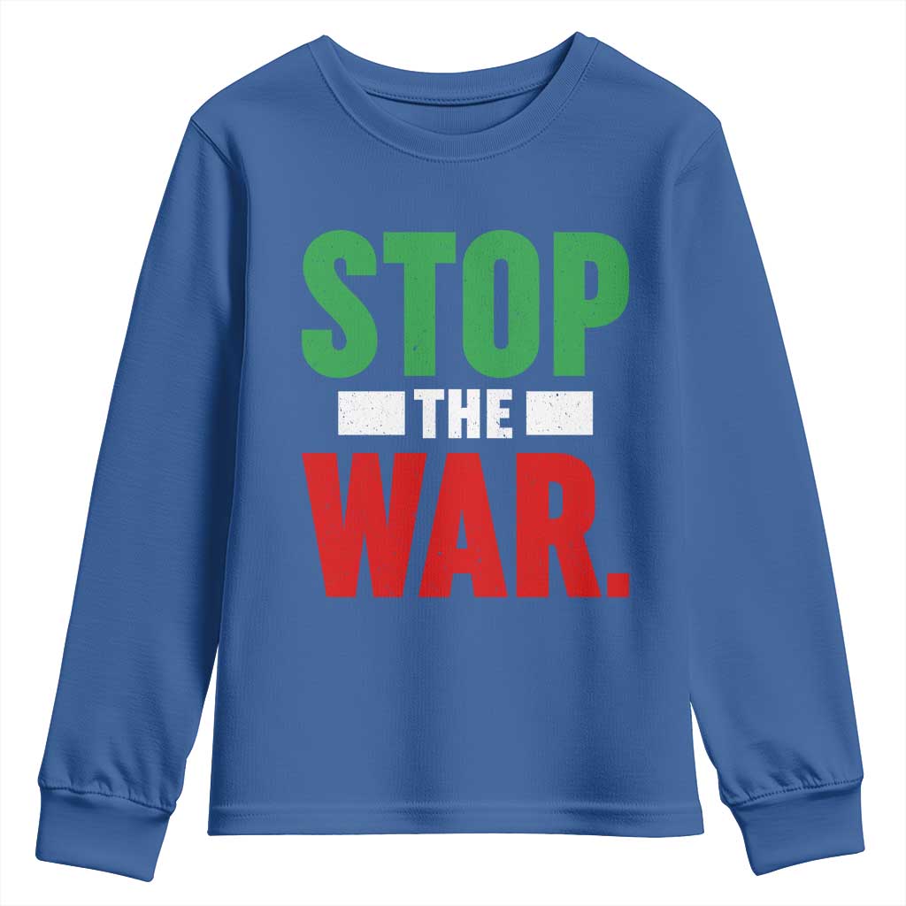 Free Iran Support Iranian MIGA Youth Sweatshirt Stop The War
