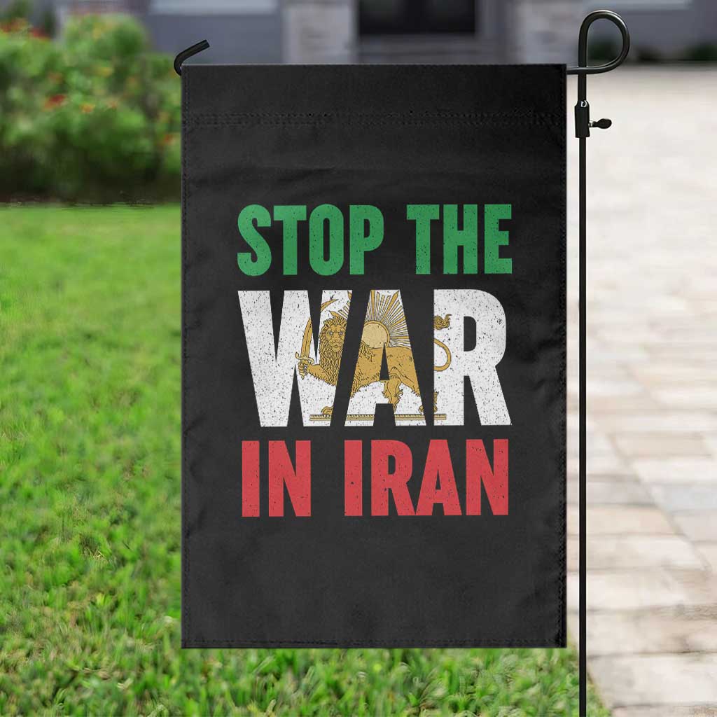 Free Iran Support Iranian MIGA Garden Flag Stop The War In Iran