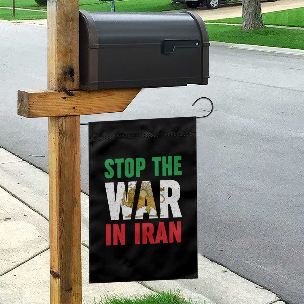 Free Iran Support Iranian MIGA Garden Flag Stop The War In Iran
