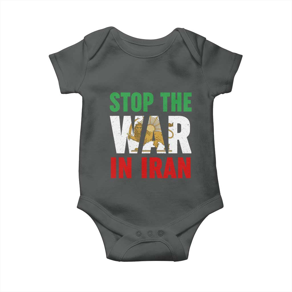 Free Iran Support Iranian MIGA Baby Onesie Stop The War In Iran