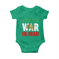 Free Iran Support Iranian MIGA Baby Onesie Stop The War In Iran