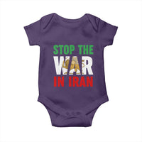 Free Iran Support Iranian MIGA Baby Onesie Stop The War In Iran