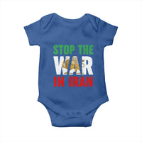 Free Iran Support Iranian MIGA Baby Onesie Stop The War In Iran
