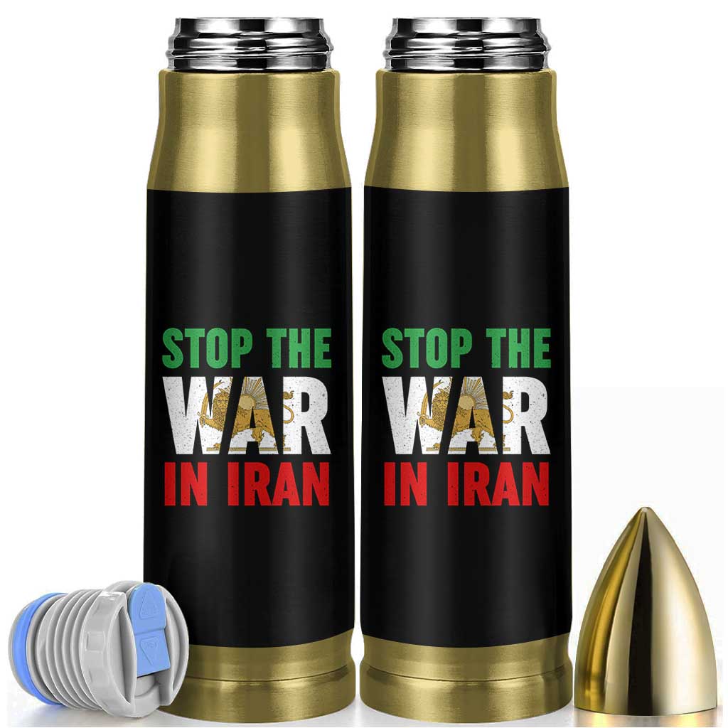 Free Iran Support Iranian MIGA Bullet Tumbler Stop The War In Iran