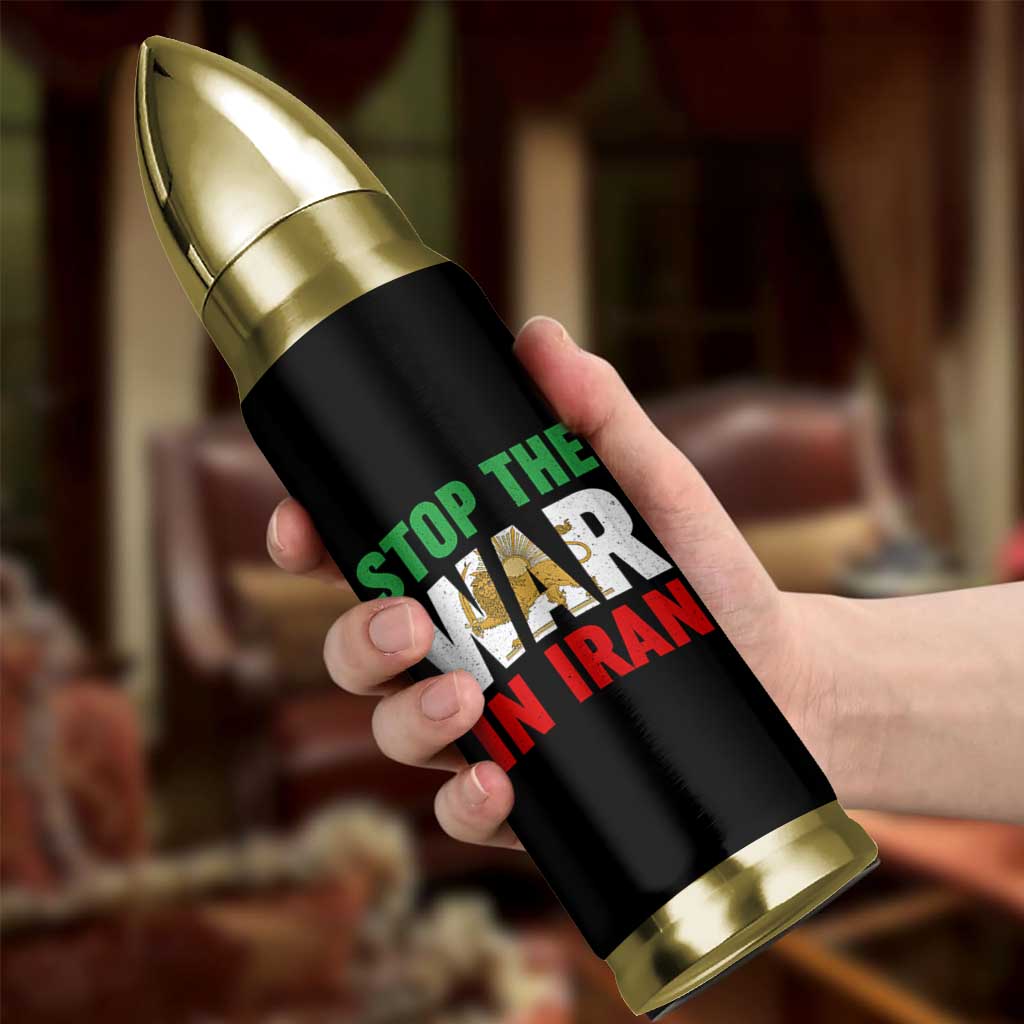 Free Iran Support Iranian MIGA Bullet Tumbler Stop The War In Iran