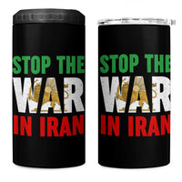 Free Iran Support Iranian MIGA 4 in 1 Can Cooler Tumbler Stop The War In Iran