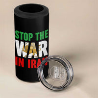 Free Iran Support Iranian MIGA 4 in 1 Can Cooler Tumbler Stop The War In Iran