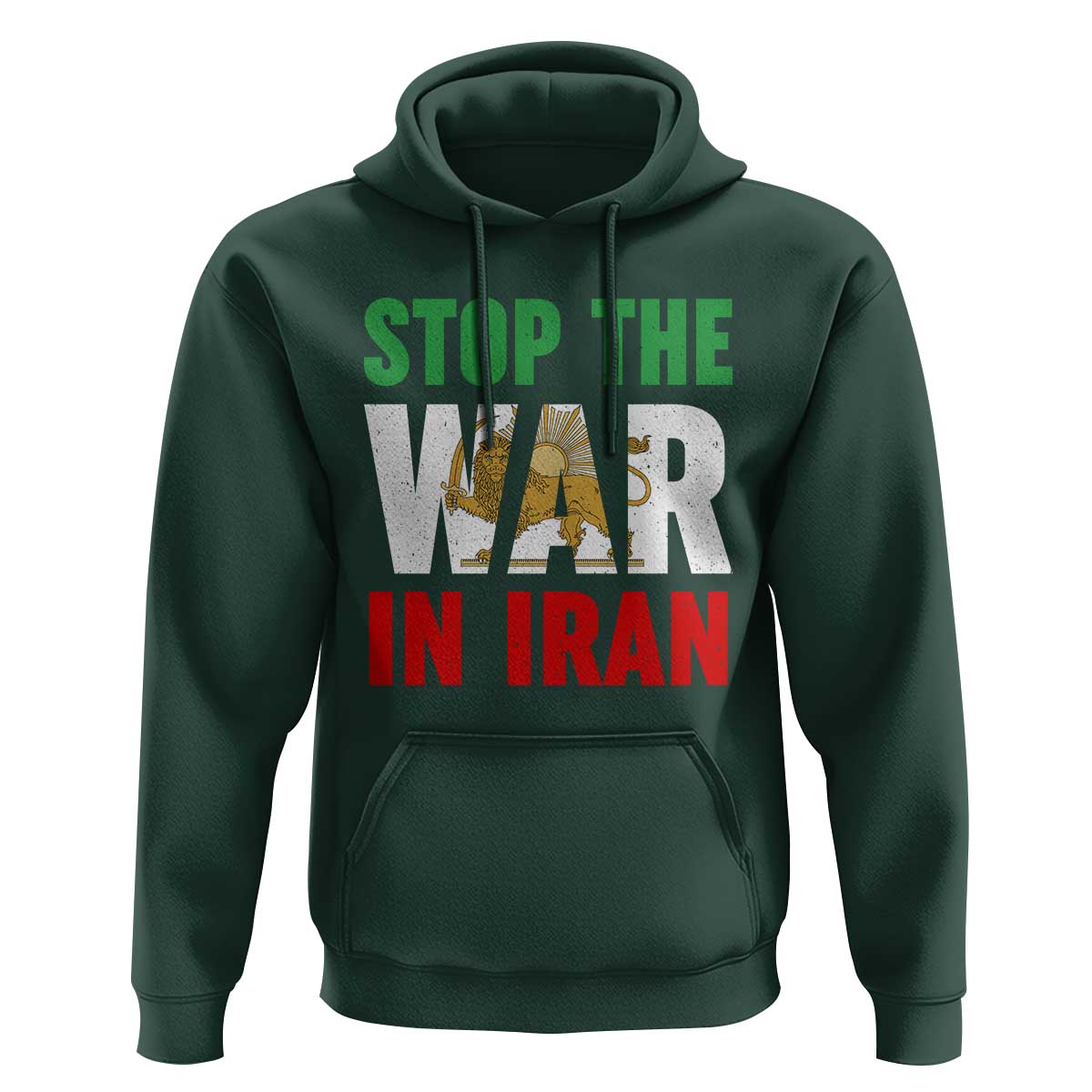 Free Iran Support Iranian MIGA Hoodie Stop The War In Iran
