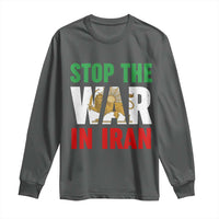 Free Iran Support Iranian MIGA Long Sleeve Shirt Stop The War In Iran