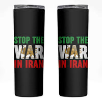Free Iran Support Iranian MIGA Skinny Tumbler Stop The War In Iran