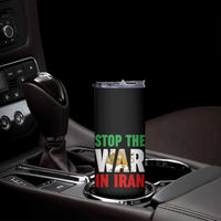 Free Iran Support Iranian MIGA Skinny Tumbler Stop The War In Iran