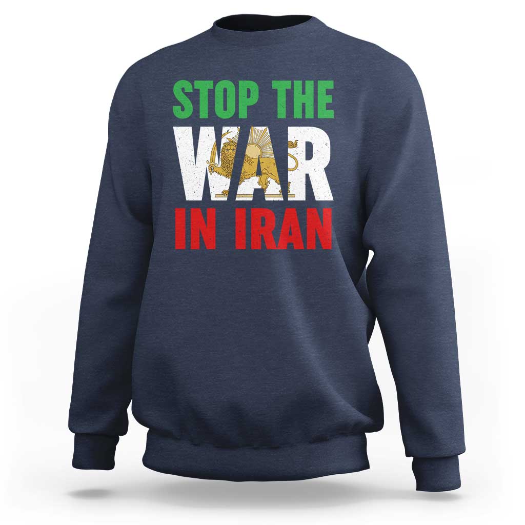 Free Iran Support Iranian MIGA Sweatshirt Stop The War In Iran