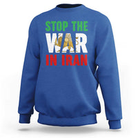 Free Iran Support Iranian MIGA Sweatshirt Stop The War In Iran