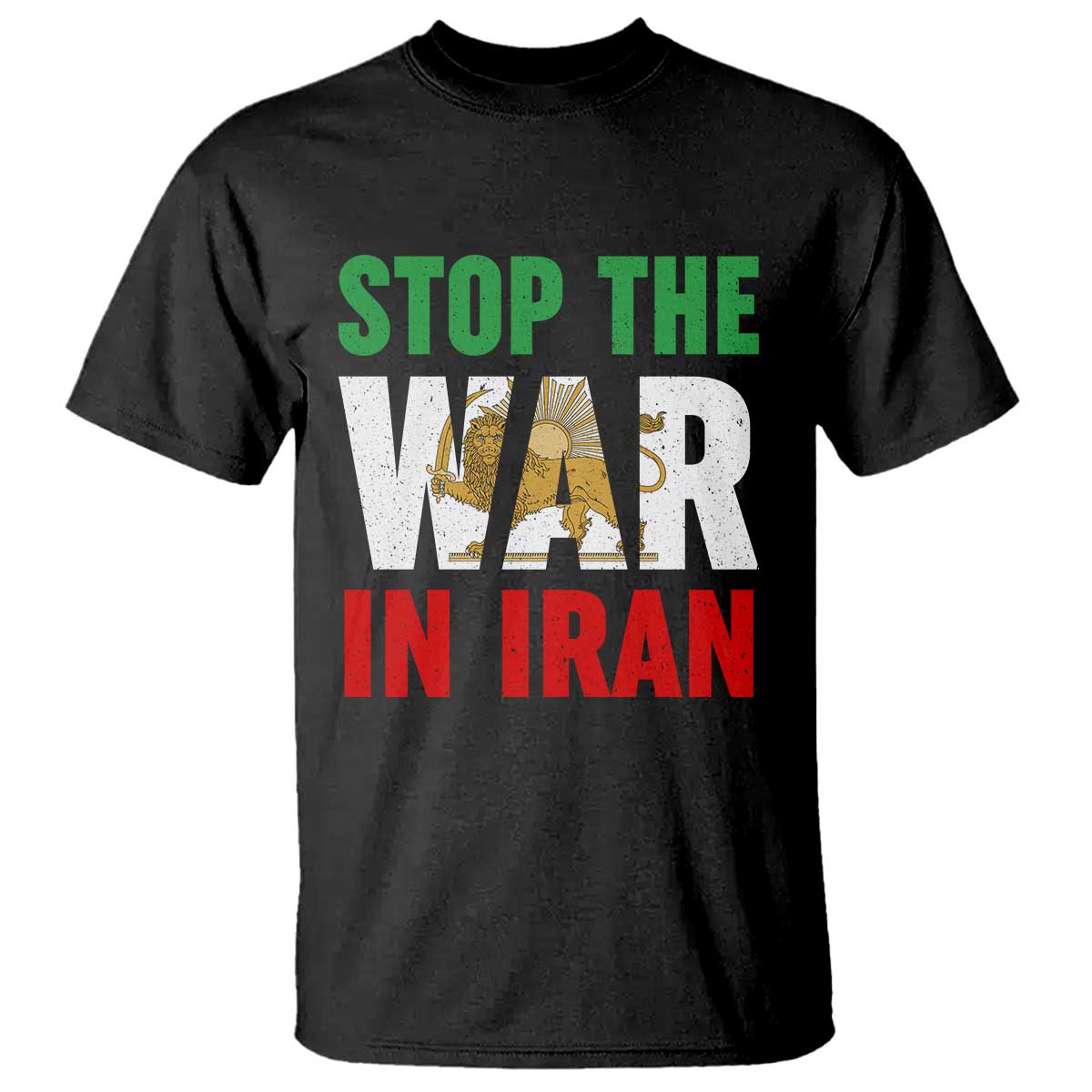 Free Iran Support Iranian MIGA T Shirt Stop The War In Iran