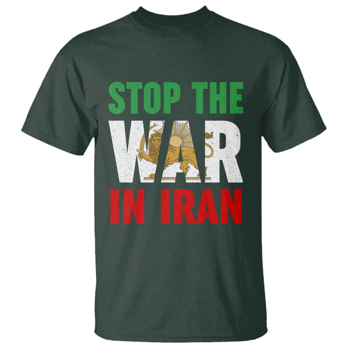 Free Iran Support Iranian MIGA T Shirt Stop The War In Iran