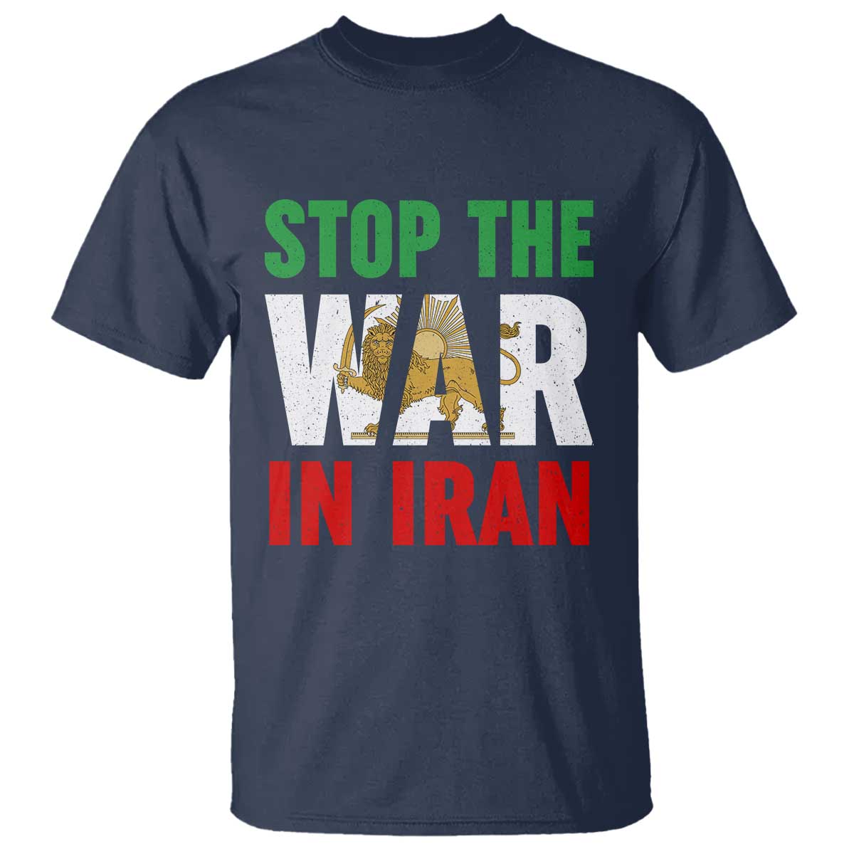 Free Iran Support Iranian MIGA T Shirt Stop The War In Iran
